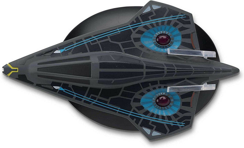 Federation TimeShips Aeon Starship Die-Cast Model (Eaglemoss / Star Trek), rear view