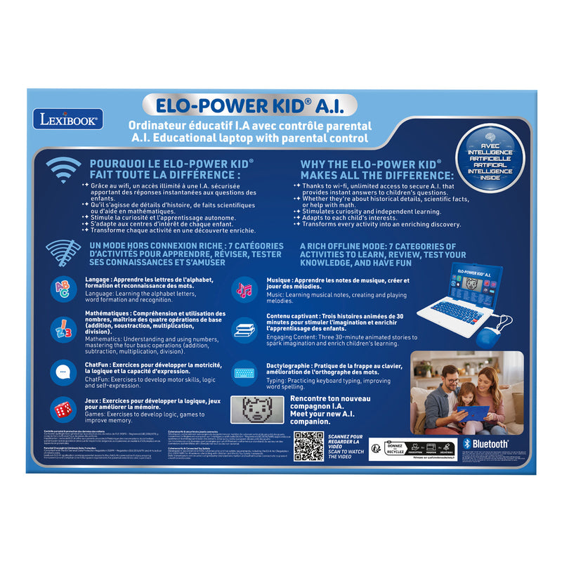 ELO-Power Kid AI Talking Educational Laptop