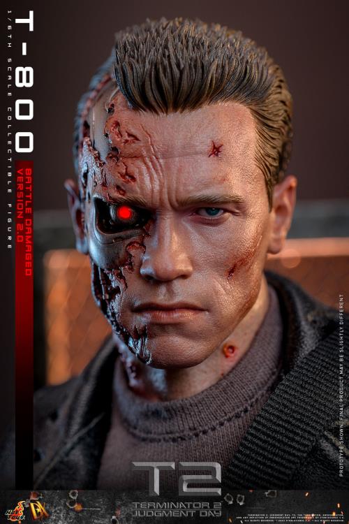 Hot Toys Terminator 2: Judgement Day DX46 T-800 (Battle Damaged Version 2.0) 1/6th Scale Figure