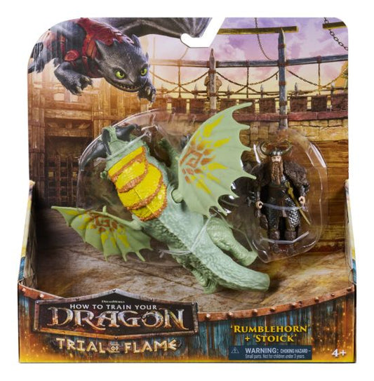 Dreamworks Dragons Rumblehorn and Stoick