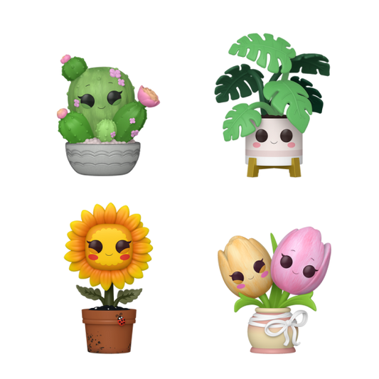 4-Pack - Plants - Flora Funko Pop! Vinyl Figures