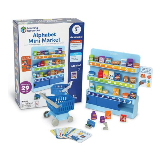Alphabet Mini Market, packaging view