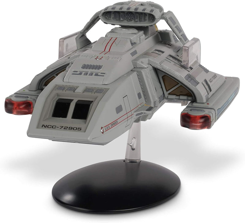 Starfleet Runabout (U.S.S. Orinoco) XL EDITION Model Diecast Shuttle (Eaglemoss / Star Trek), packaging shot