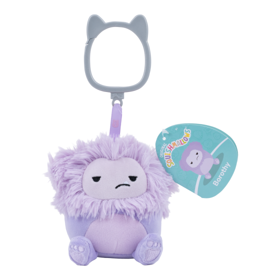 Squishmallows - 4in Clip on Plush Big Moods