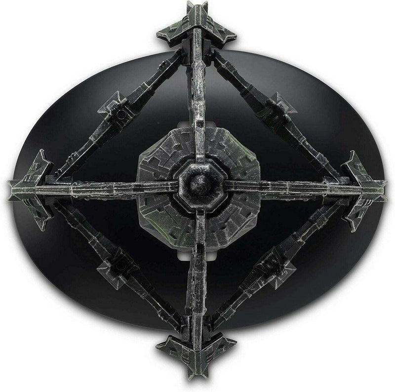 Borg Queen's Vessel Starship Die-Cast Model (Eaglemoss / Star Trek), in display