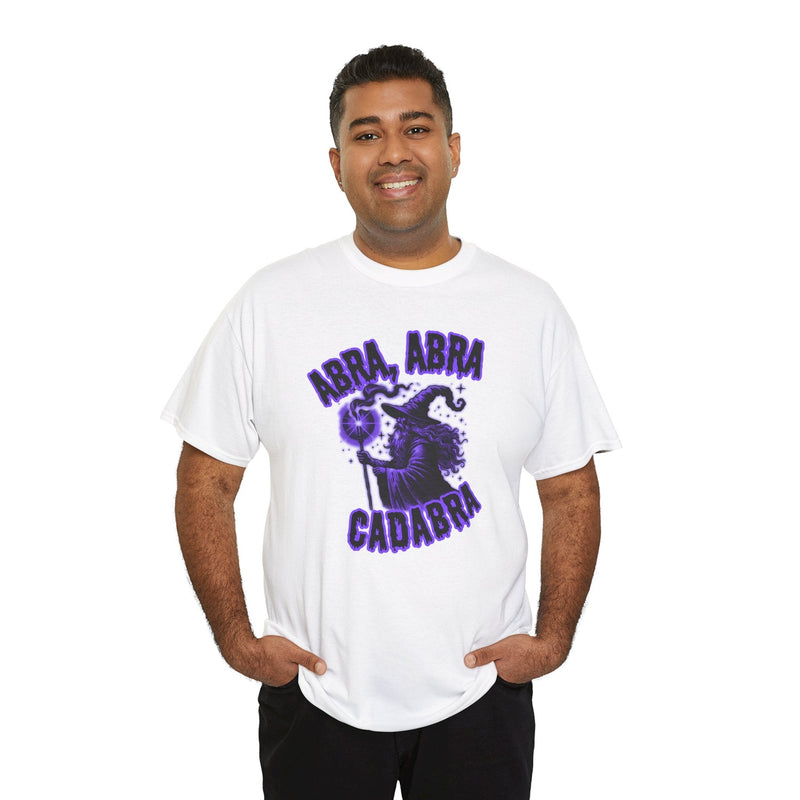 'Abracadabra' Halloween Band Lyric T-Shirt, showing reverse