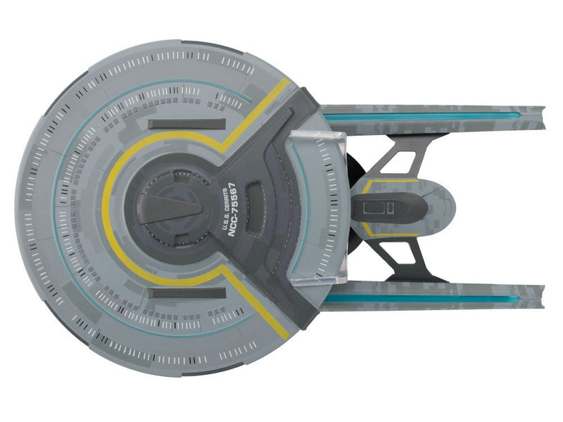 U.S.S. Cerritos NCC-75567 XL EDITION Ship Model Die Cast Starship Special Issue Lower Decks (Eaglemoss / Sta, close-up detail