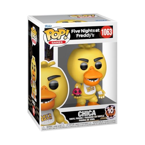 Five Nights At Freddy's 10th Anniversary - Chica Funko Pop!, alternate view