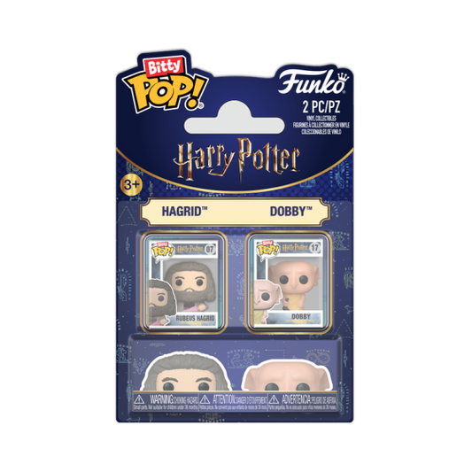 2-Pack - Harry Potter - Hagrid & Dobby Funko Bitty Pop! Vinyl Figures