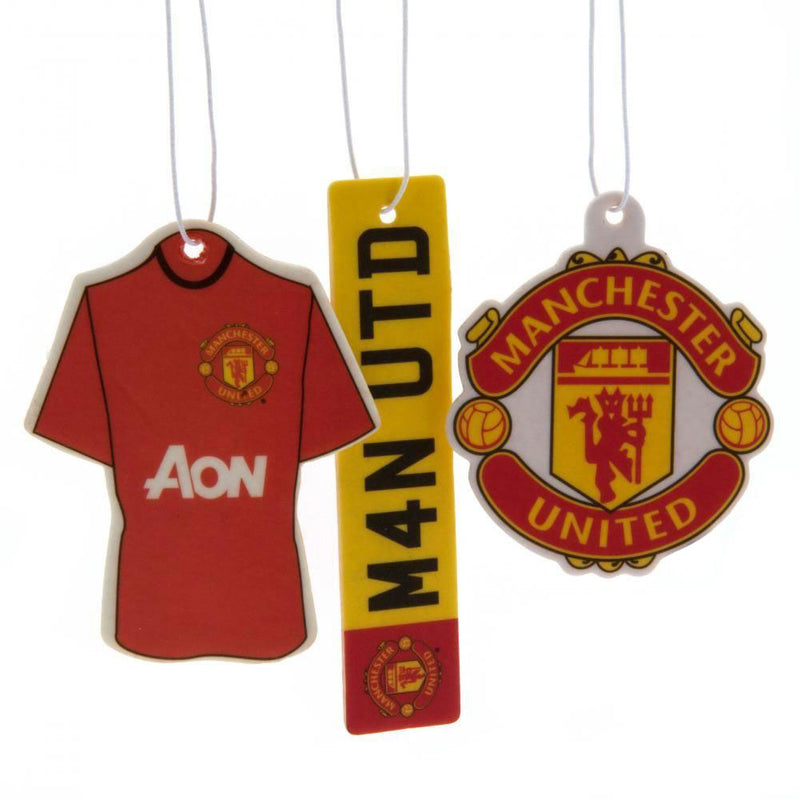 Manchester United FC Fan Bundle - Manchester United FC 3pk Air Freshener