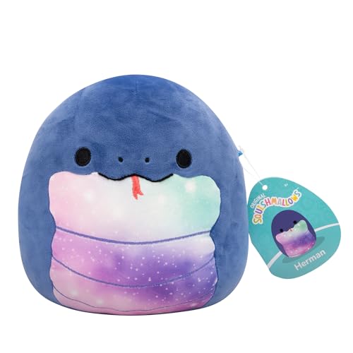 Squishmallows Herman the Navy Blue Snake 7.5" Plush (image 4 of 9)