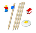 LEGO Stationery Set with Topper, close-up detail