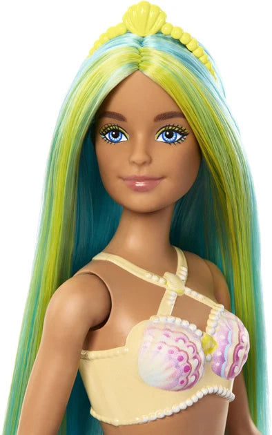 Barbie Mermaid Doll (Blue Tail & Green Hair) - Image 4