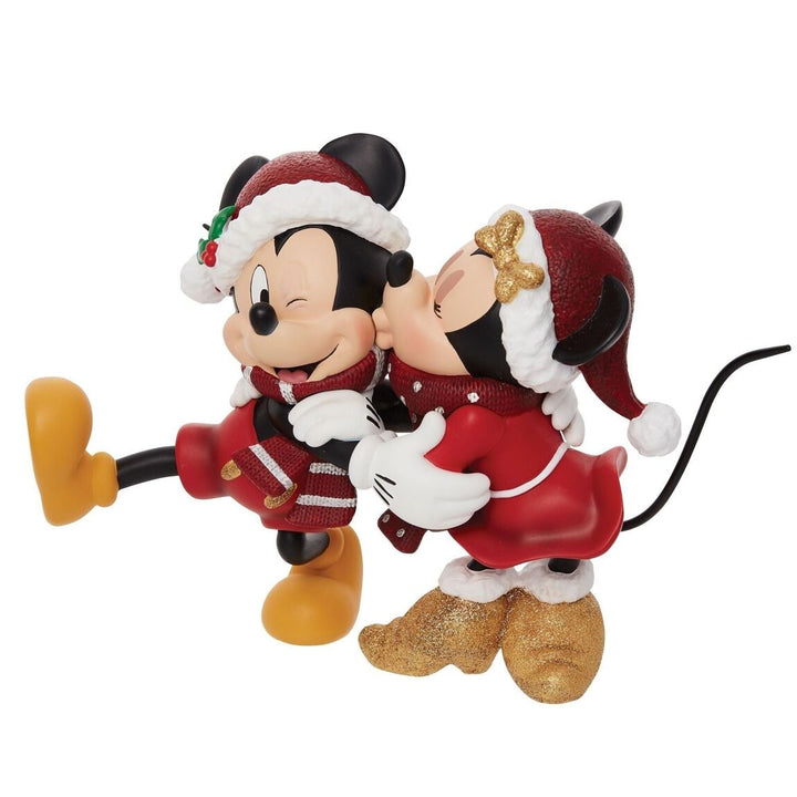 Official Disney Showcase Christmas Mickey & Minnie Mouse Figurine
