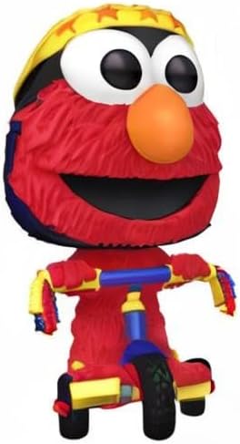Funko POP Rides: Sesame Street Elmo on Trike Flocked, alternate view