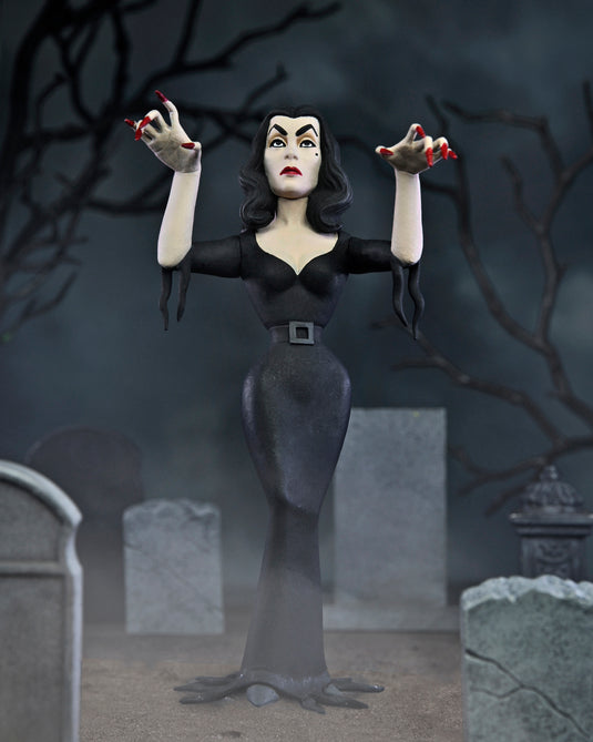 Vampira Silver Screen Edition Toony Terrors 6" Scale Action Figure