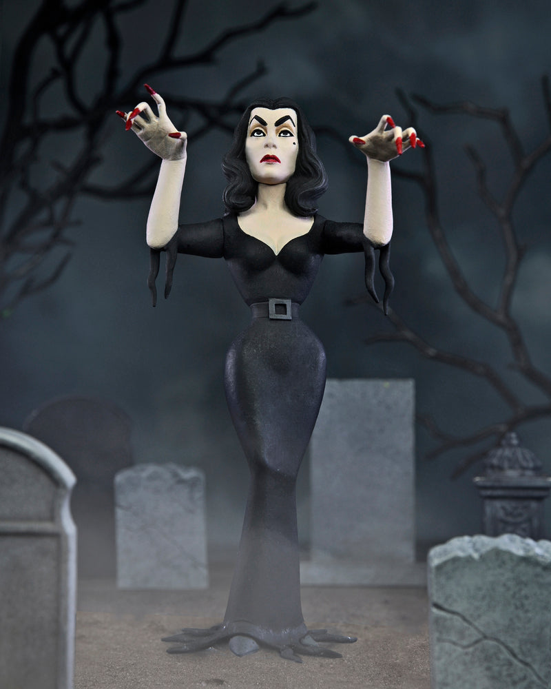 Vampira Silver Screen Edition Toony Terrors 6" Scale Action Figure