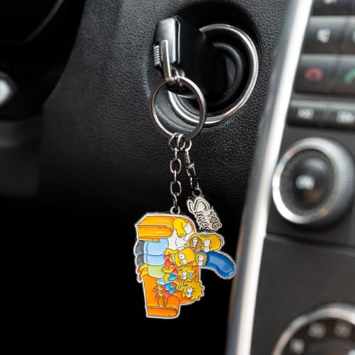 Simpsons keyring packaging