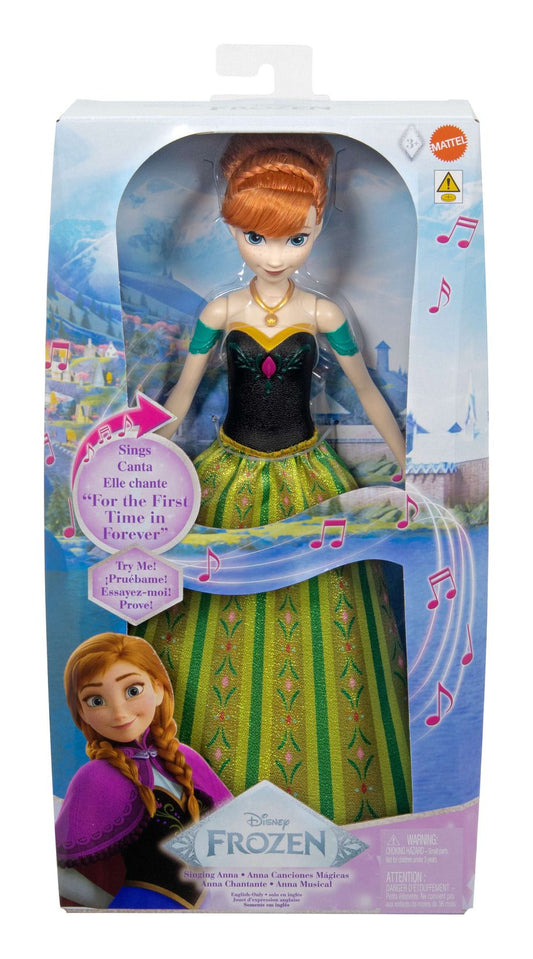 Disney Frozen Singing Anna Fashion Doll - Image