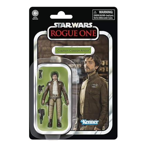 Captain Cassian Andor Star Wars Vintage Collection Figure, close-up detail