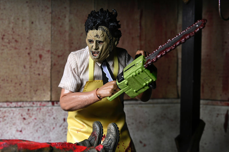 Texas Chainsaw Massacre Leatherface 8" Clothed Action Figure close up detail