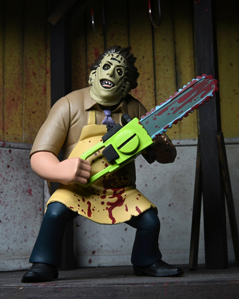 Texas Chainsaw Massacre Leatherface (Bloody) Toony Terrors 6" Scale Action Figure (Tcm 50th Anniversary)