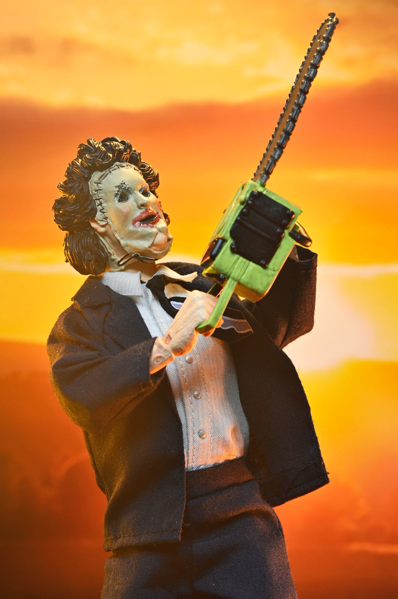 Texas Chainsaw Massacre 50th Anniversary Leatherface Pretty Woman 8" Clothed Figure close up detail