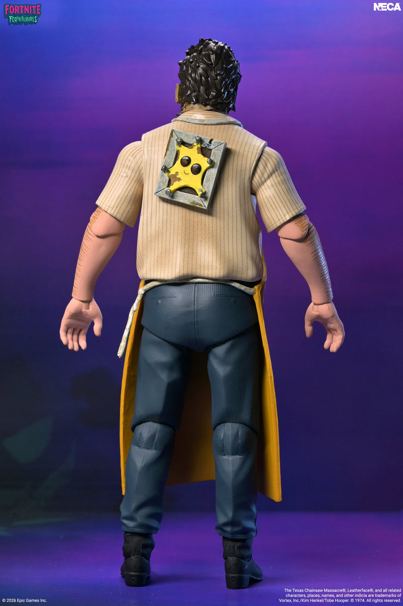 Fortnitemares Leatherface figure side view