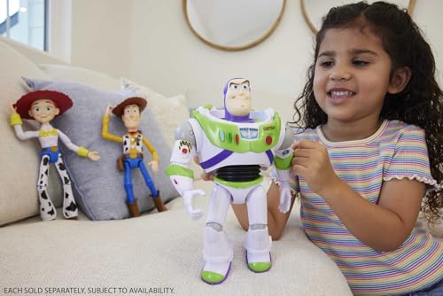 Disney Pixar Toy Story Buzz Lightyear Action Figure, close-up detail