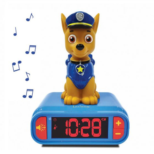 Paw Patrol Chase Alarm Clock With Night Light