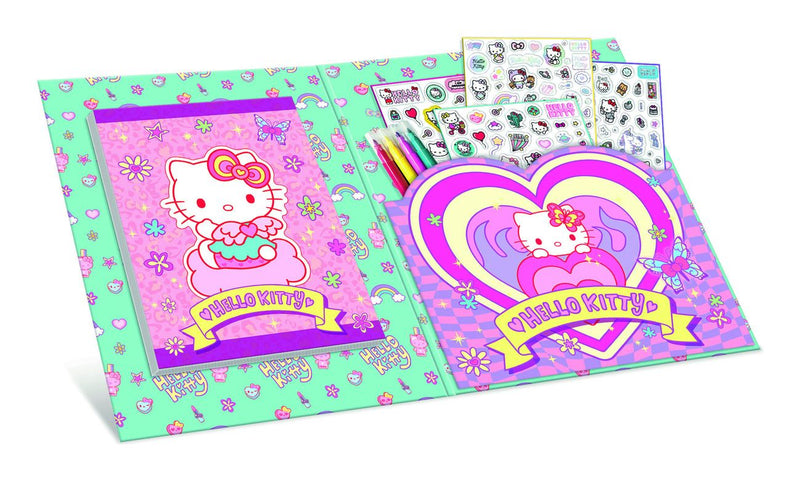 Hello Kitty Sticker Colouring Book in CDU - Image