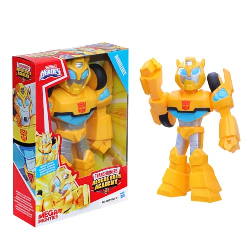 Transformers Rescue Bots Academy Mega Mighties Bumblebee 10" Action Figure