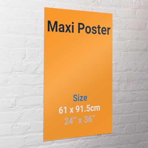 Billie Eilish Poster Sparks, size reference
