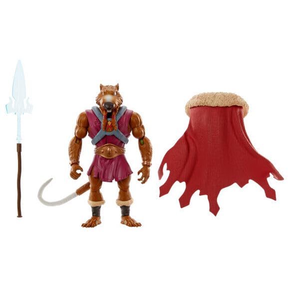 MOTU x TMNT Turtles of Grayskull Splinter Skull Deluxe Action Figure 14 cm