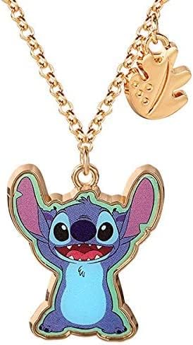 Disney Stitch Mulitcoloured Gold Enamel Costume Necklace - Image 2