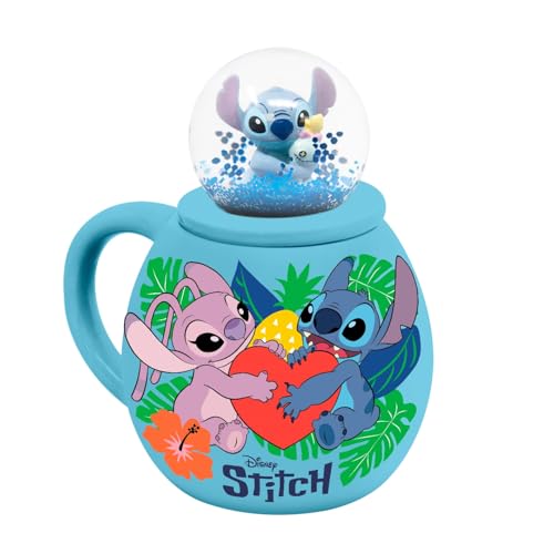 Lilo & Stitch Love snowglobe mug 315ml