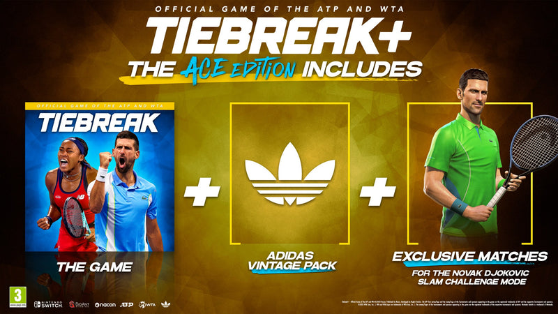 TIEBREAK: Official Game of the ATP & WTA ACE Edition - Nintendo Switch