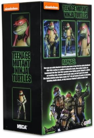 NECA Teenage Mutant Ninja Turtles (1990 Movie) Raphael 1/4 Scale Action Figure