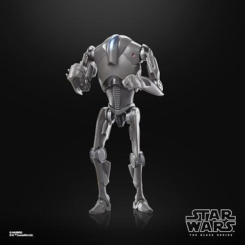 Star Wars Super Battle Droid The Black Series Action Figure, size reference