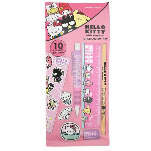 Hello Kitty 6pc Stationery Set, alternate view