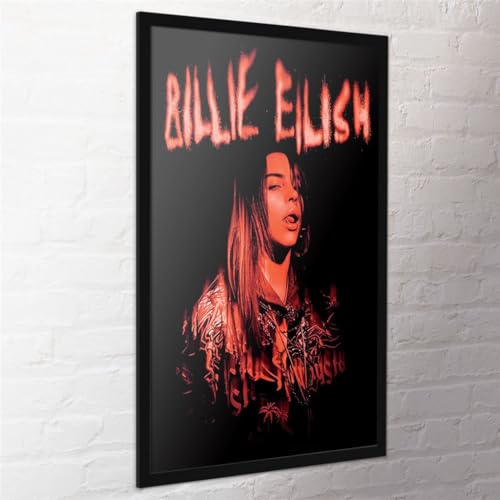 Billie Eilish Poster Sparks, close-up detail