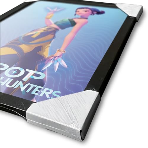 K-Pop Demon Hunters Zoey 16" x 12" Framed Collector Print, packaging shot