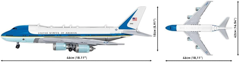 Cobi 26610 Boeing 747 Airforce One 1087 pcs - Image 4