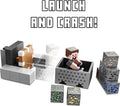 Minecart Mayhem play scene
