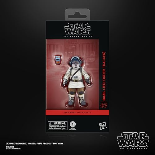 Star Wars Bazil Jedi Order Tracker The Acolyte Black Series, close-up detail