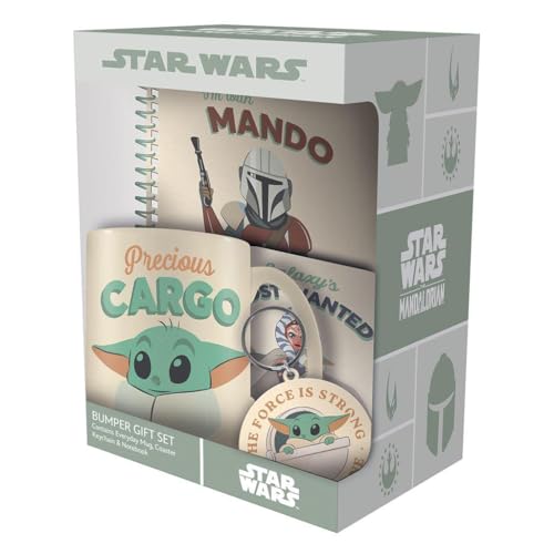 Star Wars: The Mandalorian Precious Cargo Bumper Gift Set (Mug, Notebook, Coaster & Keyring)