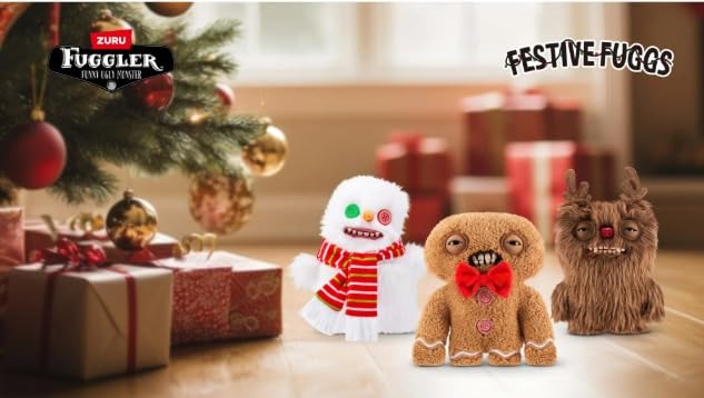 Fuggler Festive Fuggs Reindeer  9" Plush