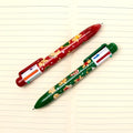 Multi Colour Pen (6 Colours) Christmas Baker Street Gingerbr, close-up detail
