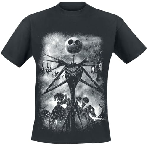Disney Nightmare Before Christmas Stormy Skies T-Shirt, alternate view