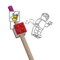 LEGO Coloured Pencil Set 12 Pack with Topper, packaging shot
